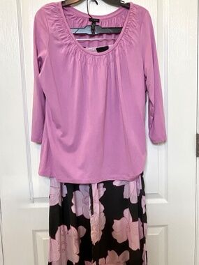 Talbots XL Top, Simply Vera L Wide Leg Pants Leisure Set